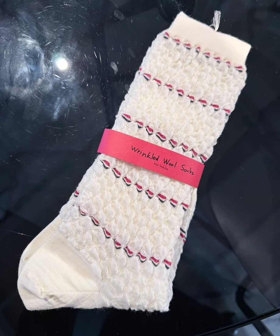 ''WRINKLED WOOL SOCKS''