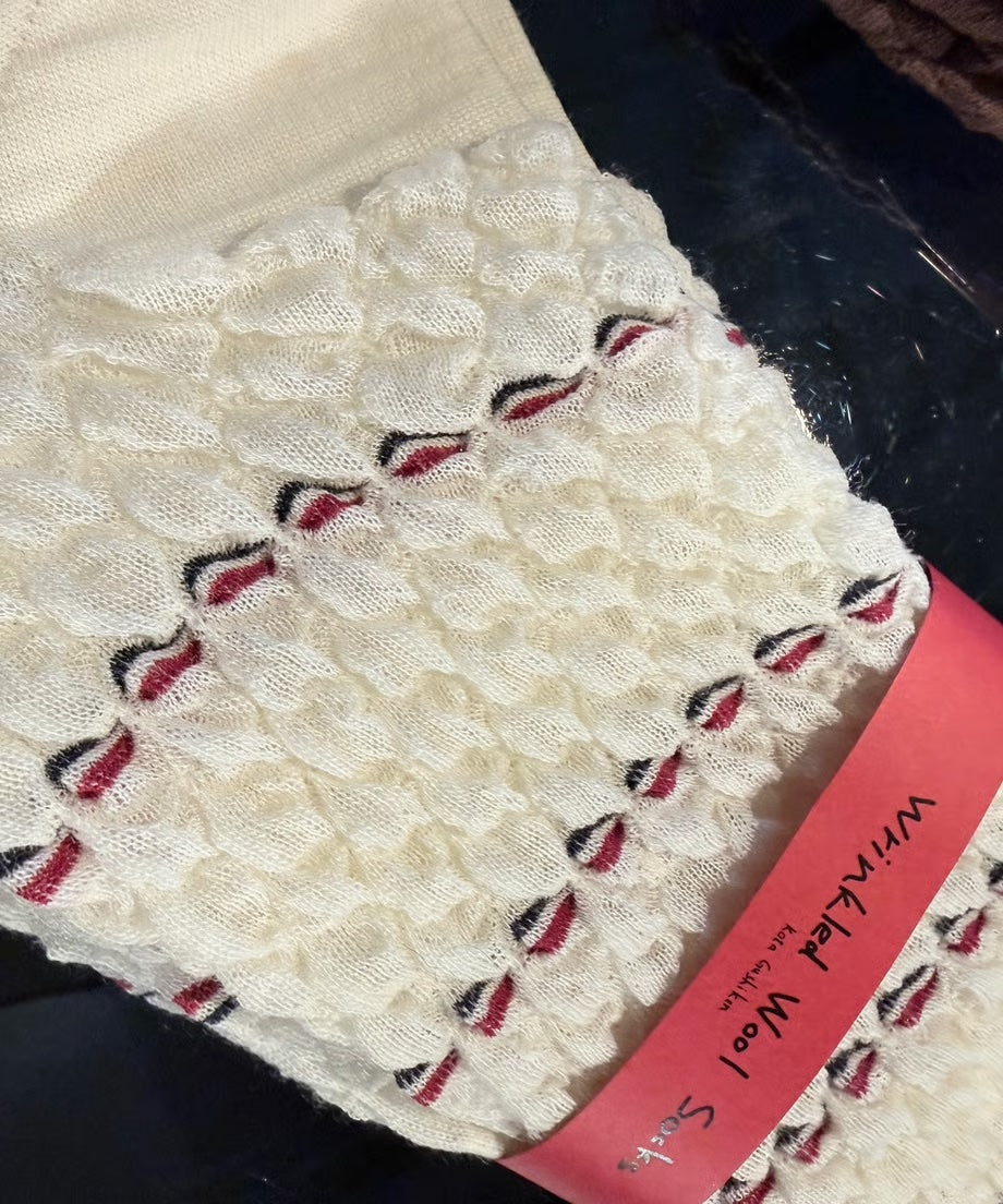 ''WRINKLED WOOL SOCKS''