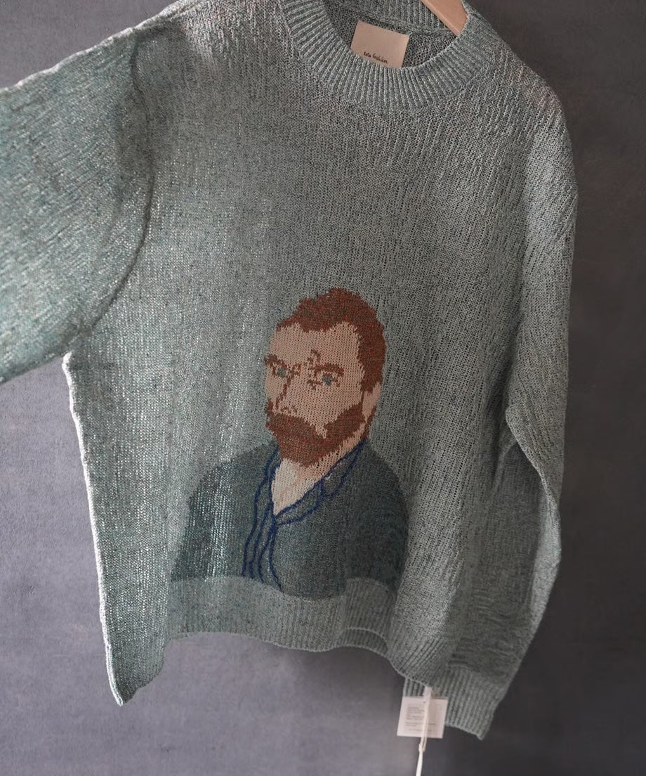 Wavy Linen Van Gogh
