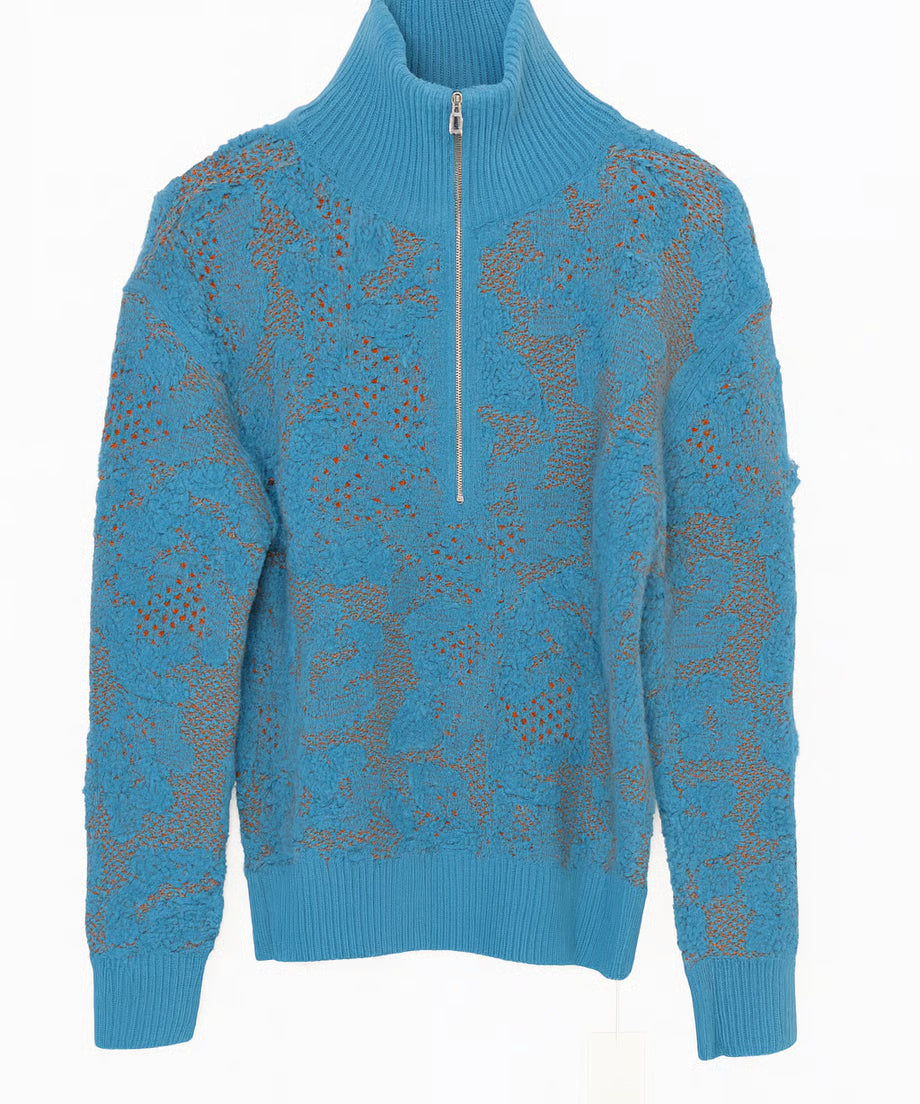 HALF-ZIP SWEATER