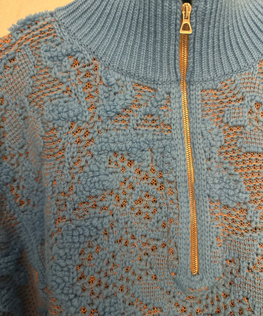 HALF-ZIP SWEATER