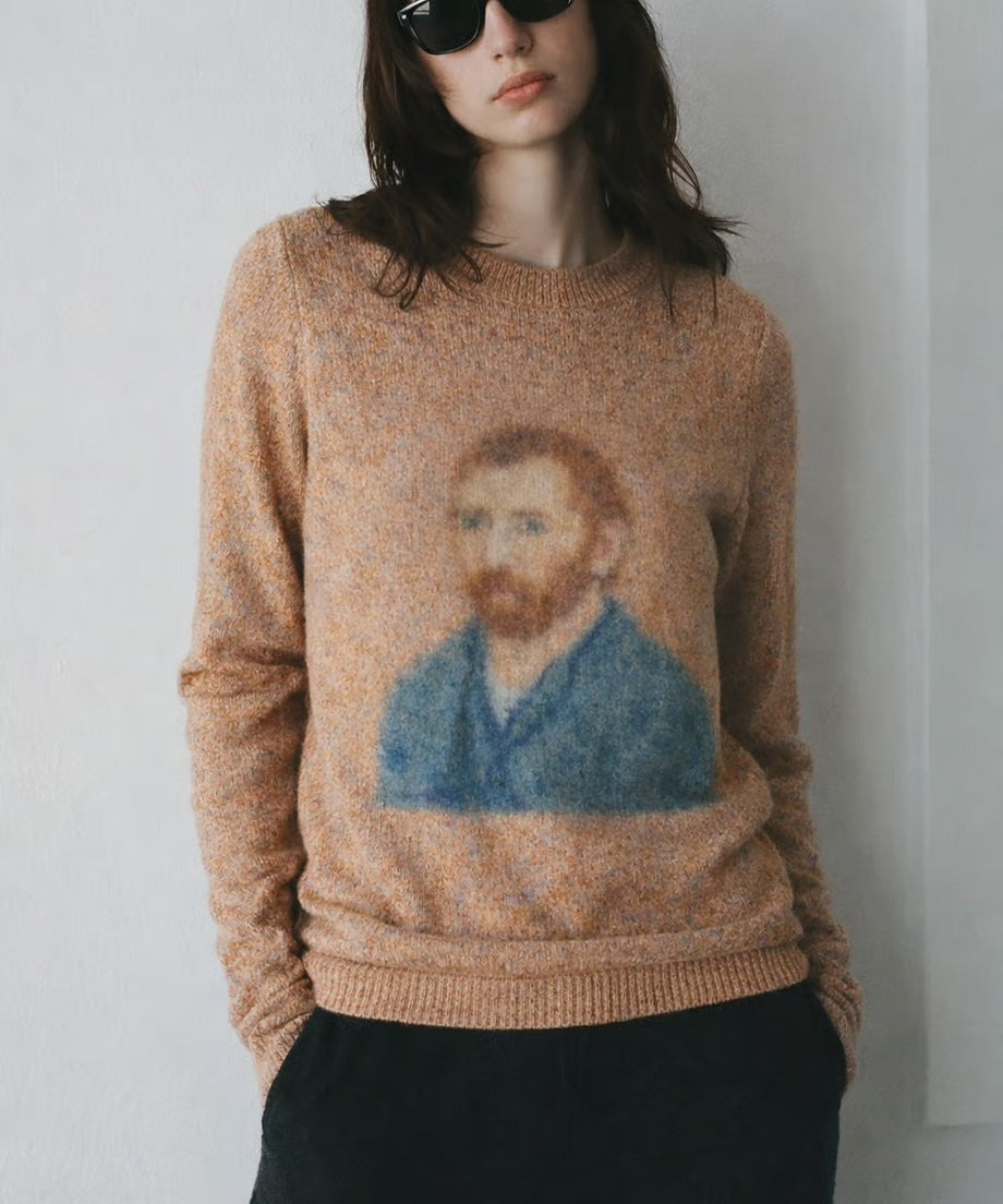 Wavy Linen Van Gogh